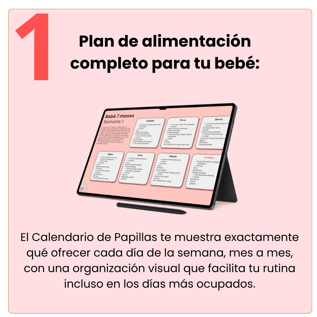 Plan de alimentación completo para tu bebé