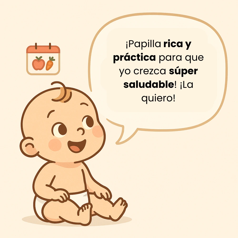 Papilla rica y práctica para crecer saludable
