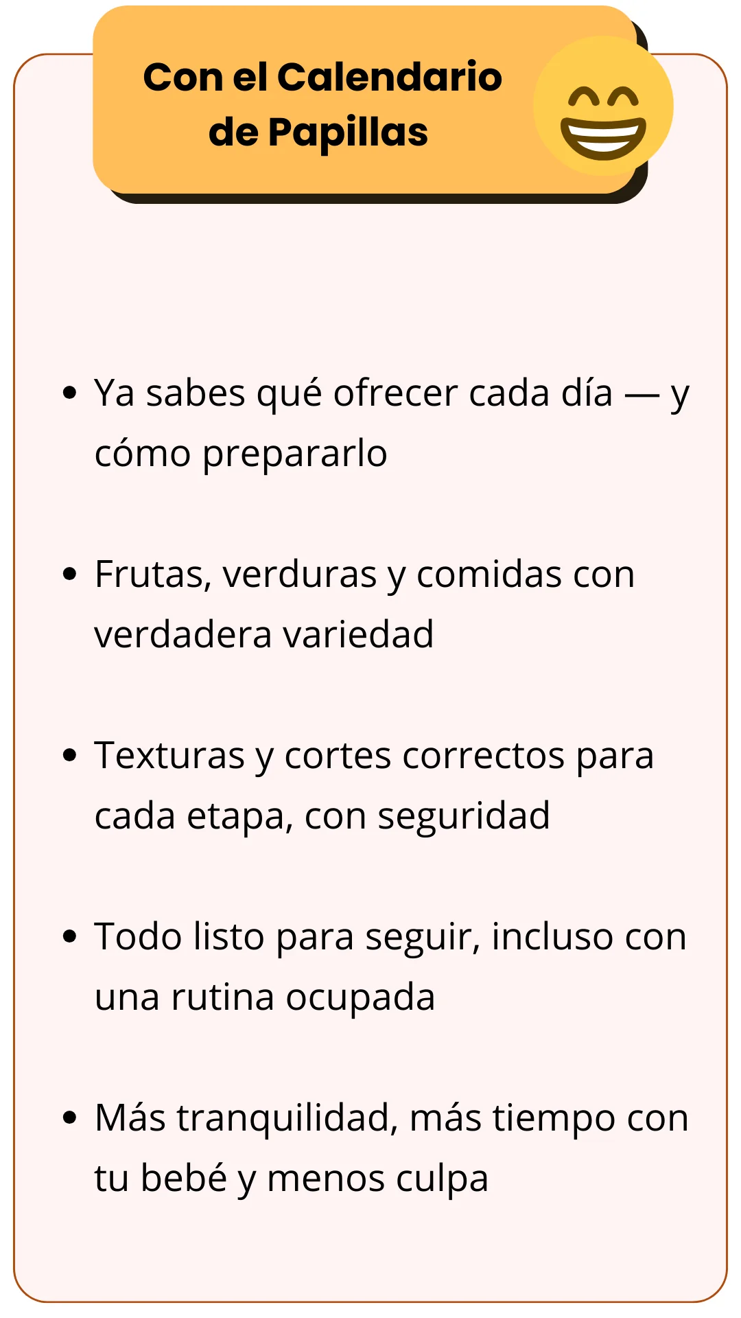 Con el Calendario de Papillas