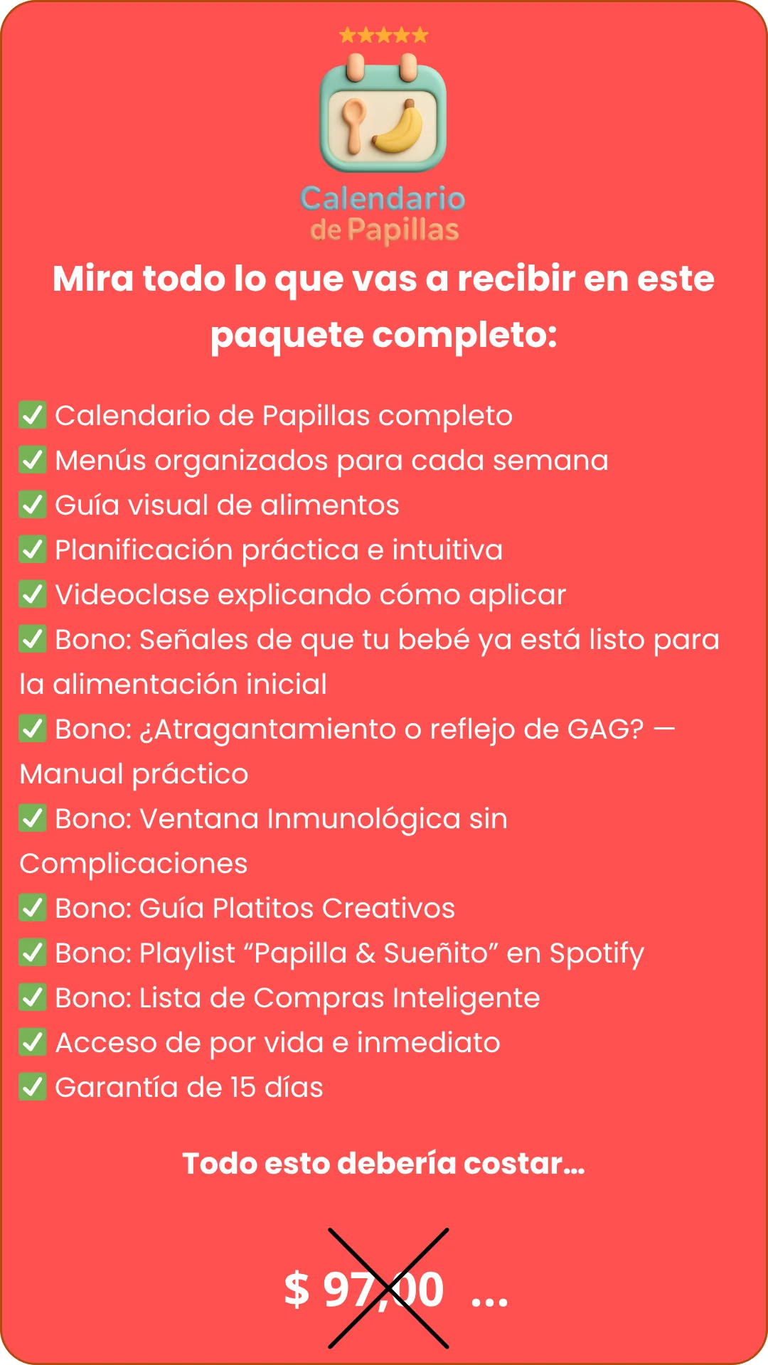 Todo lo que vas a recibir en este paquete completo